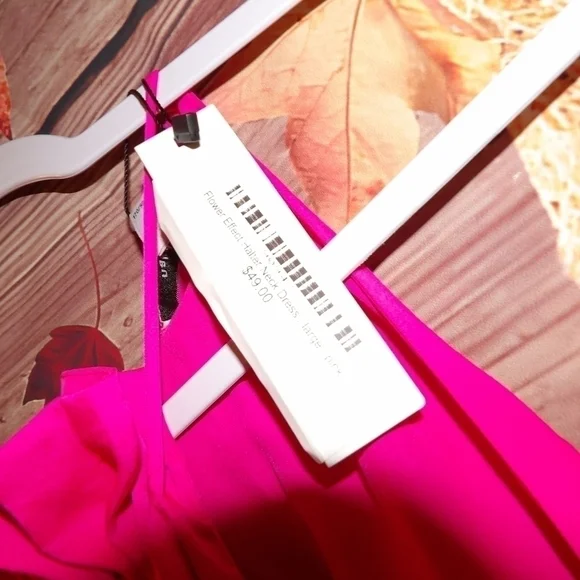 Pink Naked Zebra LG Halter Dress NWT - Picture 13 of 16